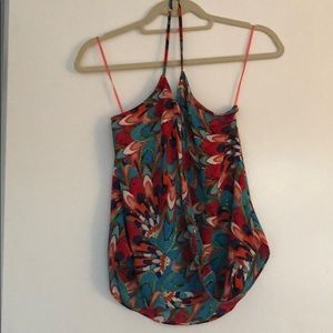 Olivaceous halter top